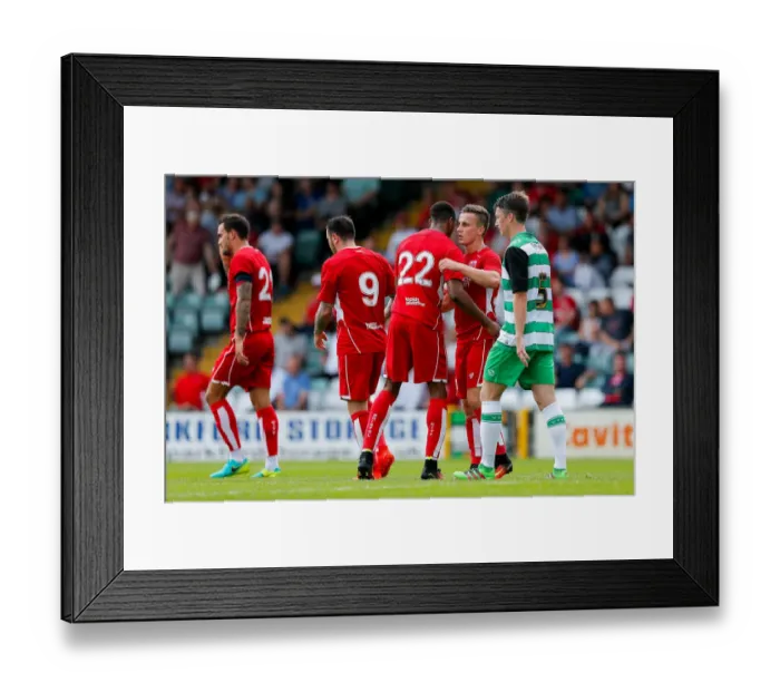 Framed Print : Bristol City's Joe Bryan and Jonathan Kodjia Celebrate 0-2 Goal vs Yeovil Town, 2016 Framed Print : Bristol City's Joe Bryan and Jonathan Kodjia Celebrate 0-2 Goal vs Yeovil Town, 2016