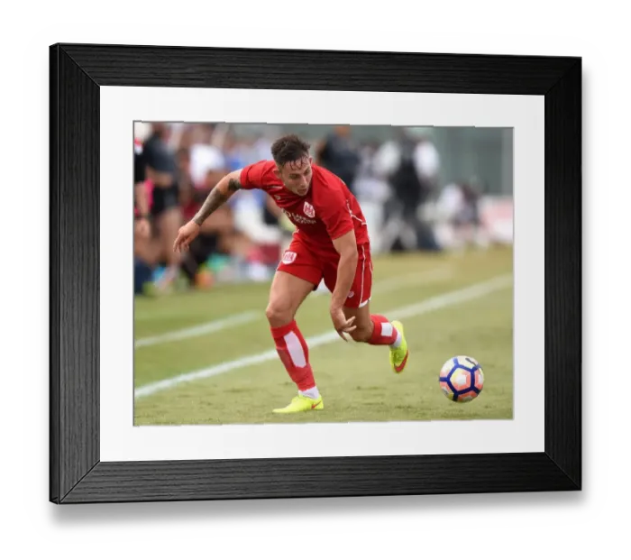 Framed Print : Josh Brownhill in Action: Bristol City vs Granada (Pre-season Friendly)