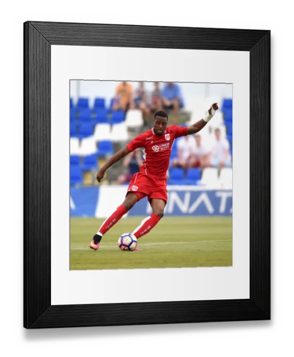Framed Print : Jonathan Kodjia in Action: Granada vs. Bristol City Pre-season Friendly Framed Print : Jonathan Kodjia in Action: Granada vs. Bristol City Pre-season Friendly