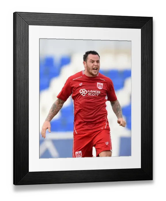 Framed Print : Bristol City's Lee Tomlin Shines in Pre-Season Friendly Against Granada Framed Print : Bristol City's Lee Tomlin Shines in Pre-Season Friendly Against Granada