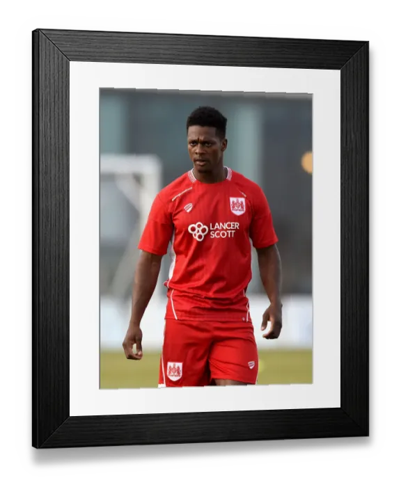 Framed Print : Kieran Agard of Bristol City in Action Against Granada, 2016: Pre-season Friendly at Pinatar Arena
