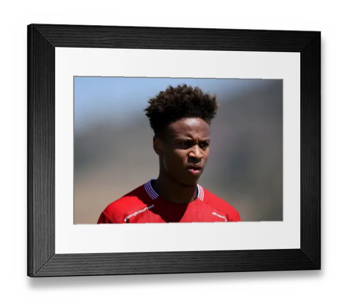 Framed Print : Bobby Reid in Action: UCAM vs. Bristol City Pre-Season Friendly, 2016 Framed Print : Bobby Reid in Action: UCAM vs. Bristol City Pre-Season Friendly, 2016