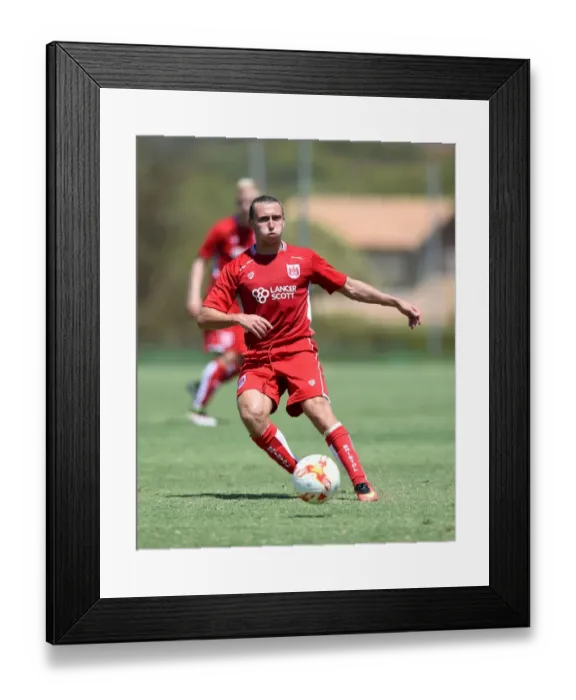 Framed Print : Bristol City's Frank Fielding in Action Against UCAM in Pre-season Friendly at La Manga Training Ground Framed Print : Bristol City's Frank Fielding in Action Against UCAM in Pre-season Friendly at La Manga Training Ground