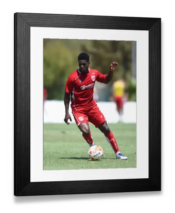 Framed Print : Bristol City's Kieran Agard in Action during Pre-season Friendly at La Manga Training Ground (July 2016) Framed Print : Bristol City's Kieran Agard in Action during Pre-season Friendly at La Manga Training Ground (July 2016)