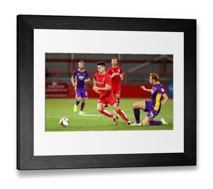Framed Print : Bristol City's O'Dowda Tripped by Cheltenham's Hall in Preseason Clash Framed Print : Bristol City's O'Dowda Tripped by Cheltenham's Hall in Preseason Clash