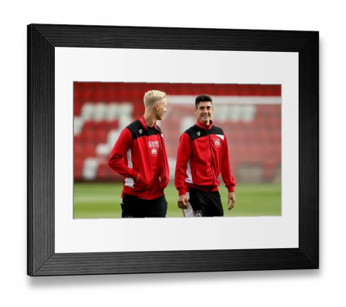 Framed Print : Bristol City Players Callum O'Dowda and Hordur Magnusson Deep in Conversation during Cheltenham Town vs. Bristol City Preseason Friendly Framed Print : Bristol City Players Callum O'Dowda and Hordur Magnusson Deep in Conversation during Cheltenham Town vs. Bristol City Preseason Friendly