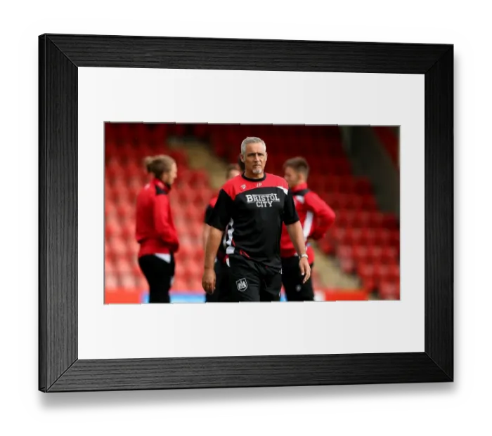 Framed Print : Bristol City Assistant Manager John Pemberton at Cheltenham Town Preseason Friendly, July 2016 Framed Print : Bristol City Assistant Manager John Pemberton at Cheltenham Town Preseason Friendly, July 2016