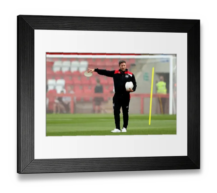 Framed Print : Bristol City Manager Lee Johnson Leads Pre-Season Warm-Up at Abbey Business Stadium (Cheltenham Town vs. Bristol City) Framed Print : Bristol City Manager Lee Johnson Leads Pre-Season Warm-Up at Abbey Business Stadium (Cheltenham Town vs. Bristol City)