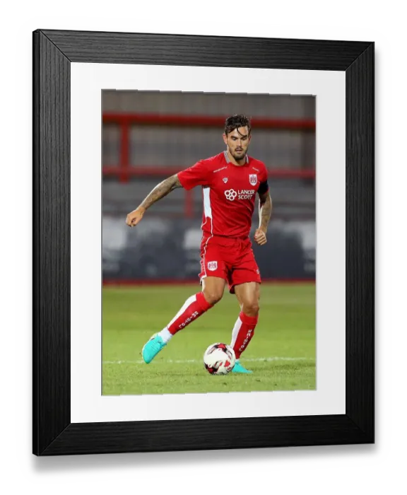 Framed Print : Marlon Pack of Bristol City in Action Against Cheltenham Town, 2016