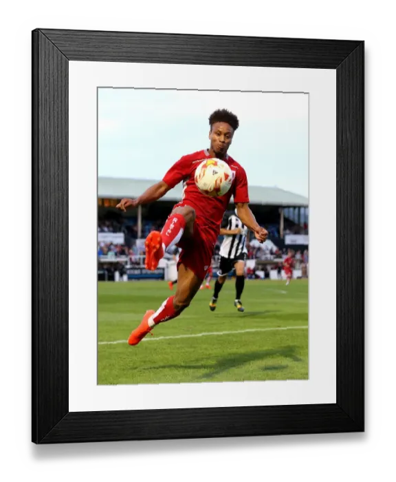 Framed Print : Bobby Reid's Acrobatic Control: Bath City vs. Bristol City, 2016 Framed Print : Bobby Reid's Acrobatic Control: Bath City vs. Bristol City, 2016