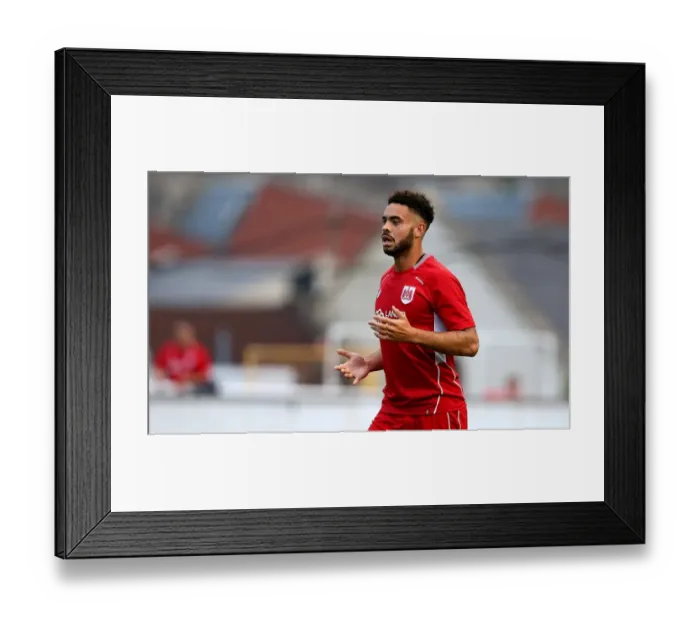 Framed Print : Bristol City Takes on Bath City at Twerton Park (Pre-season Friendly, July 2016) Framed Print : Bristol City Takes on Bath City at Twerton Park (Pre-season Friendly, July 2016)