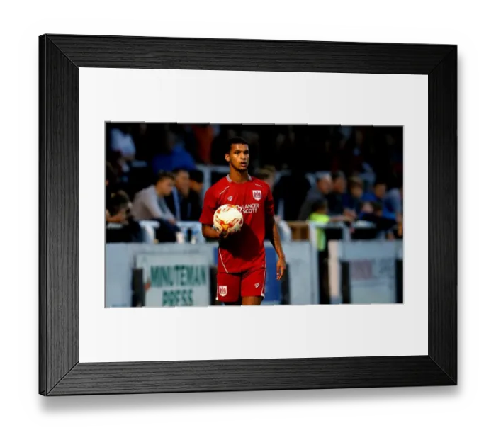 Framed Print : Bristol City's Kodi Lyons-Foster in Action Against Bath City, 2016 Framed Print : Bristol City's Kodi Lyons-Foster in Action Against Bath City, 2016