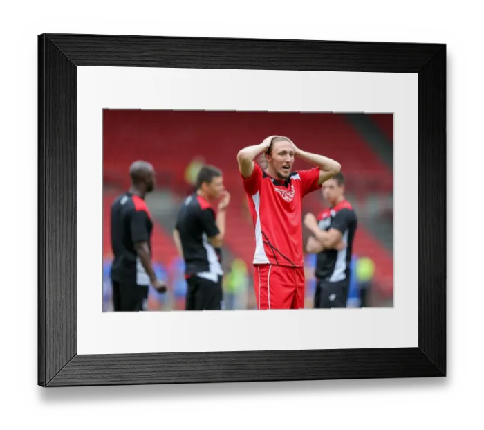 Framed Print : Bristol City vs Portsmouth: Luke Ayling's Focus at Ashton Gate (Pre-Season Friendly)