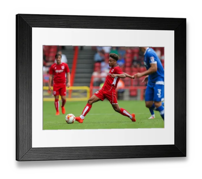 Framed Print : Bobby Reid in Action: Bristol City vs Portsmouth Pre-Season Friendly at Ashton Gate Stadium Framed Print : Bobby Reid in Action: Bristol City vs Portsmouth Pre-Season Friendly at Ashton Gate Stadium