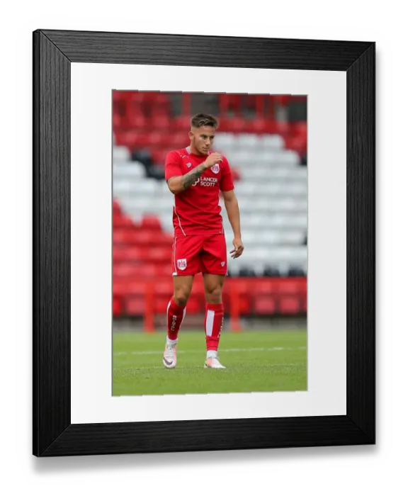 Framed Print : Bristol City's Josh Brownhill Focuses Intently During Pre-Season Clash Against Portsmouth Framed Print : Bristol City's Josh Brownhill Focuses Intently During Pre-Season Clash Against Portsmouth