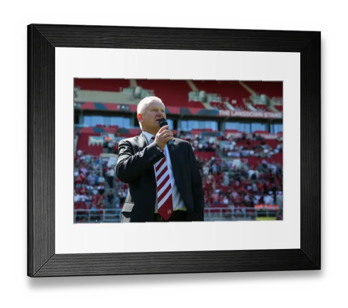 Framed Print : Bristol City's New Season Kickoff: Unveiling the Lansdown Stand at Ashton Gate Stadium Framed Print : Bristol City's New Season Kickoff: Unveiling the Lansdown Stand at Ashton Gate Stadium