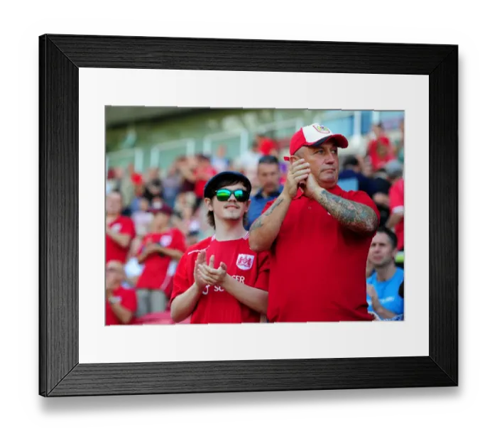 Framed Print : Thrilling Championship Victory: Euphoria in the New West Stand, Ashton Gate Framed Print : Thrilling Championship Victory: Euphoria in the New West Stand, Ashton Gate