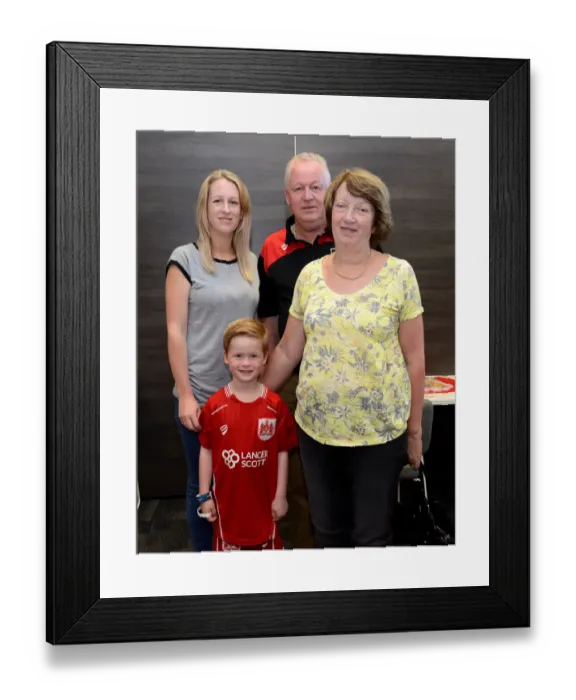Framed Print : Bristol City vs Wigan Athletic: Mascots Gather at Ashton Gate, Sky Bet Championship (06.08.2016)
