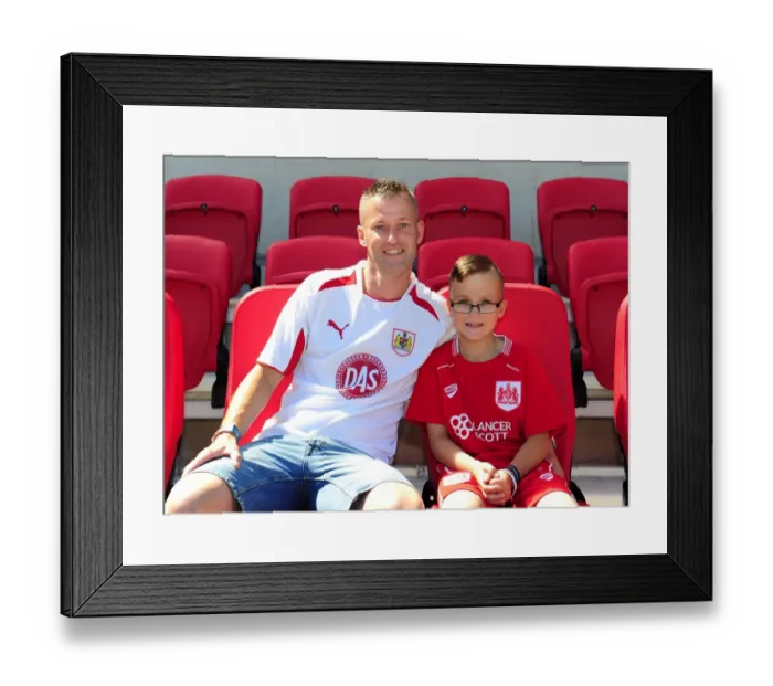 Framed Print : Mascots on the Dugout: Bristol City vs Wigan Athletic, Sky Bet Championship