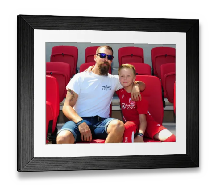 Framed Print : Mascots on the Dugout: Bristol City vs. Wigan Athletic, Ashton Gate, 2016 Framed Print : Mascots on the Dugout: Bristol City vs. Wigan Athletic, Ashton Gate, 2016