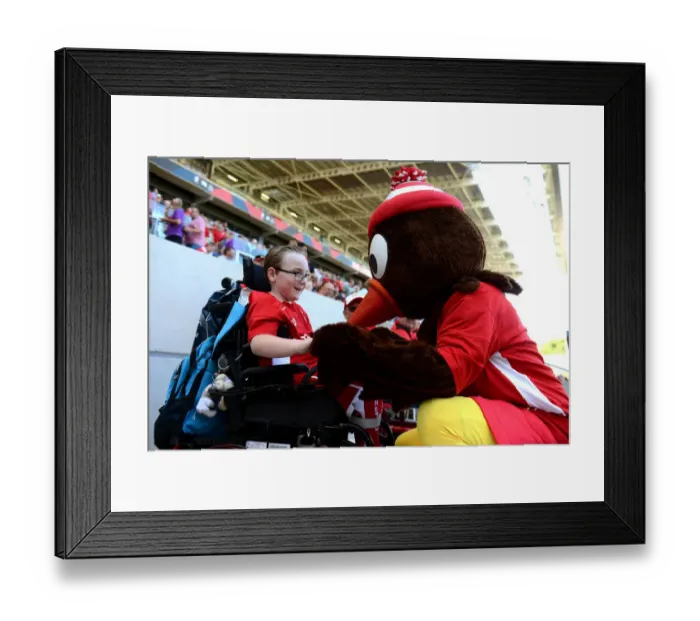 Framed Print : Bristol City vs Wigan Athletic: Scrumpy with Oskar at Ashton Gate, Sky Bet Championship (August 2016) Framed Print : Bristol City vs Wigan Athletic: Scrumpy with Oskar at Ashton Gate, Sky Bet Championship (August 2016)