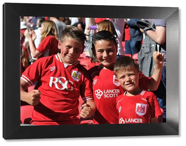 Young Fans Celebrate First Win: Bristol City vs. Wigan Athletic, 2016