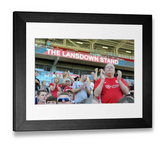 Framed Print : Bristol City Football Club: Supporters in the Lansdown Stand at Packed Ashton Gate for Bristol City v Wigan Athletic (Sky Bet Championship) Framed Print : Bristol City Football Club: Supporters in the Lansdown Stand at Packed Ashton Gate for Bristol City v Wigan Athletic (Sky Bet Championship)