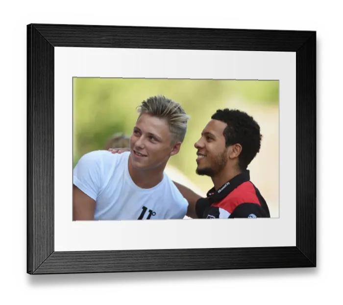 Framed Print : Korey Smith's Triumphant Moment with a Bristol City Fan Framed Print : Korey Smith's Triumphant Moment with a Bristol City Fan