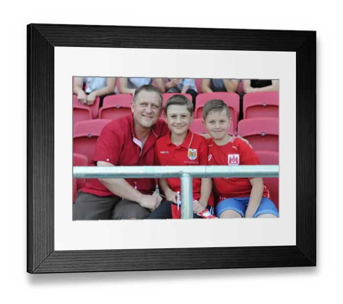Framed Print : Bristol City Football Club: Supporters Celebrate in New Lansdown Stand at Ashton Gate during Bristol City v Wigan Athletic Match, Sky Bet Championship (August 2016)