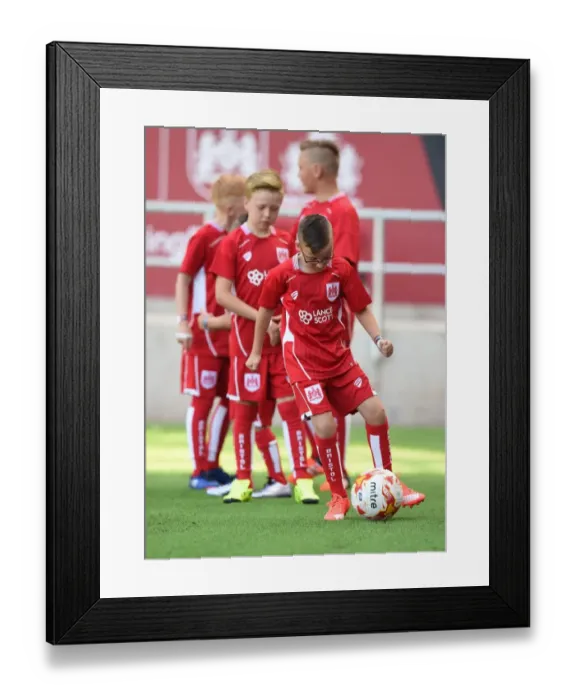 Framed Print : Bristol City Kicks Off New Season Against Wigan Athletic at Ashton Gate Framed Print : Bristol City Kicks Off New Season Against Wigan Athletic at Ashton Gate