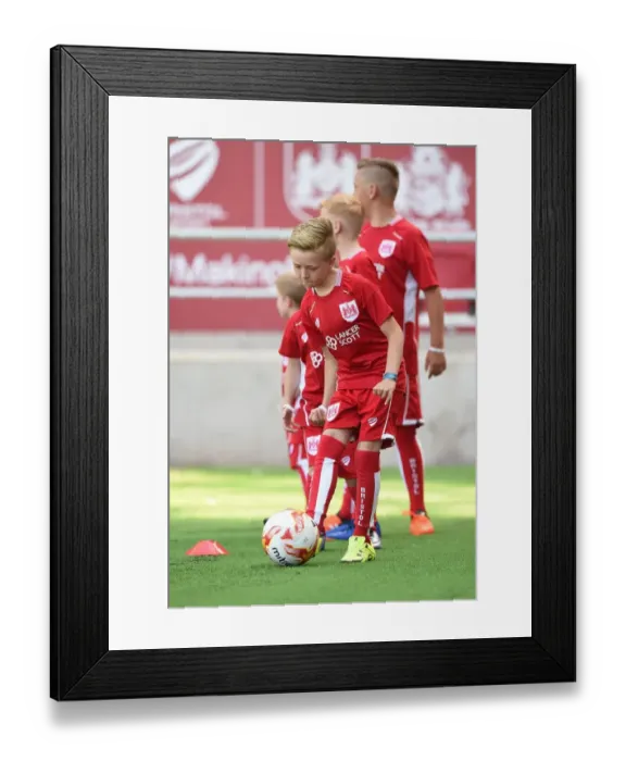 Framed Print : Bristol City Kicks Off New Season at Ashton Gate