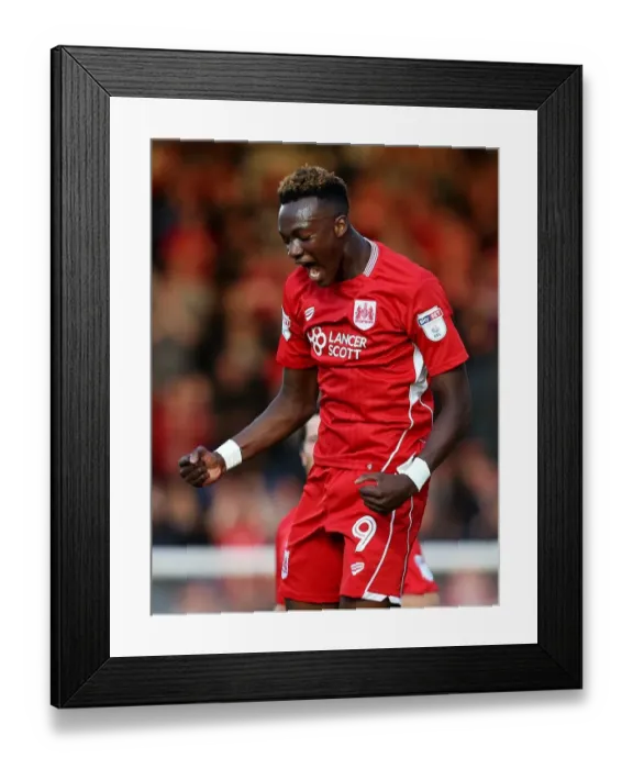 Framed Print : Tammy Abraham's Thriller: Bristol City's EFL League Cup Upset vs. Wycombe Wanderers (09.08.2016)