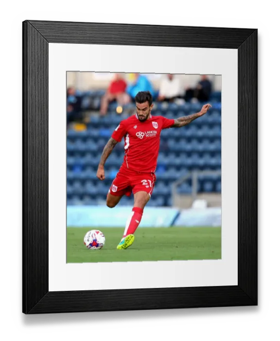 Framed Print : Marlon Pack's Shot at Goal: Wycombe Wanderers vs. Bristol City, EFL League Cup Framed Print : Marlon Pack's Shot at Goal: Wycombe Wanderers vs. Bristol City, EFL League Cup