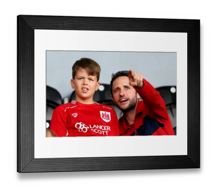 Framed Print : Bristol City Fans at Pirelli Stadium during Burton Albion Match, Sky Bet Championship (13 / 08 / 2016) Framed Print : Bristol City Fans at Pirelli Stadium during Burton Albion Match, Sky Bet Championship (13 / 08 / 2016)