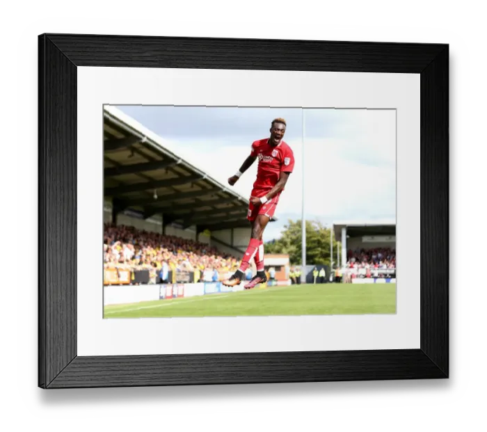 Framed Print : Tammy Abraham's Thrilling Goal Celebration: Burton Albion vs. Bristol City (Sky Bet Championship, 2016) Framed Print : Tammy Abraham's Thrilling Goal Celebration: Burton Albion vs. Bristol City (Sky Bet Championship, 2016)
