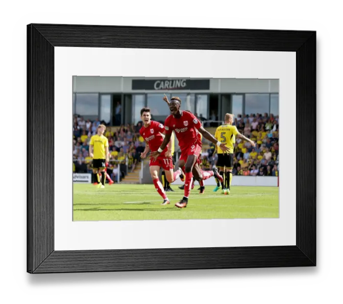 Framed Print : Tammy Abraham's Euphoric Goal Celebration: Burton Albion vs. Bristol City (Sky Bet Championship, 2016) Framed Print : Tammy Abraham's Euphoric Goal Celebration: Burton Albion vs. Bristol City (Sky Bet Championship, 2016)