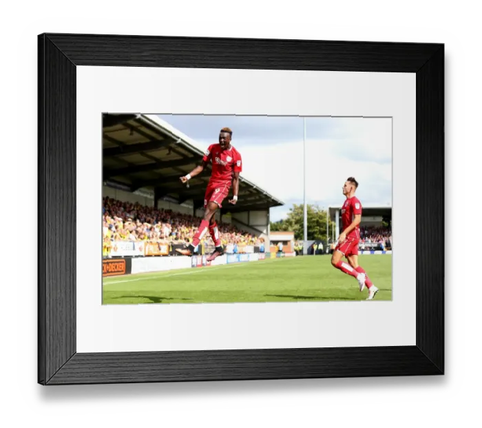 Framed Print : Tammy Abraham's Goal Celebration: Burton Albion vs. Bristol City, Sky Bet Championship (August 13, 2016) Framed Print : Tammy Abraham's Goal Celebration: Burton Albion vs. Bristol City, Sky Bet Championship (August 13, 2016)