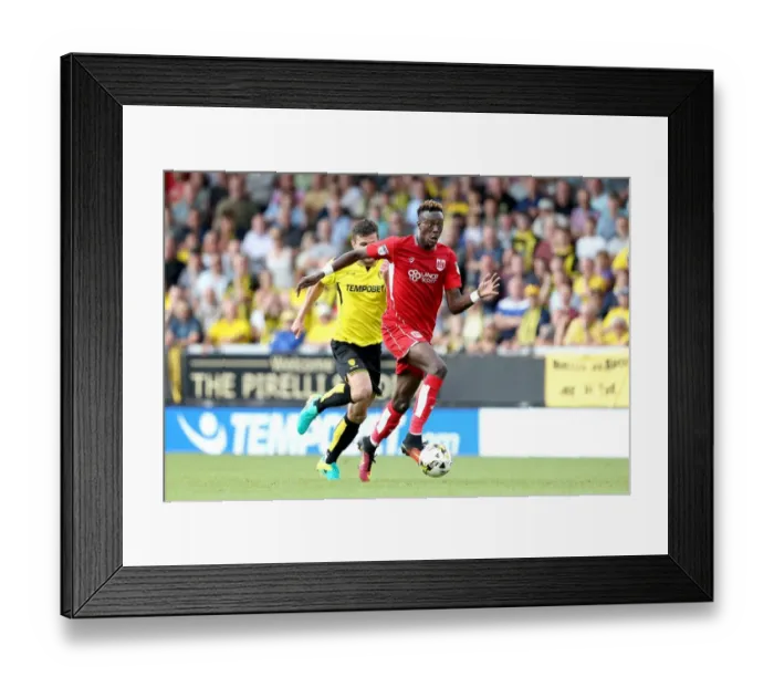 Framed Print : Tammy Abraham Charges Forward: Burton Albion vs. Bristol City, Sky Bet Championship (August 13, 2016) Framed Print : Tammy Abraham Charges Forward: Burton Albion vs. Bristol City, Sky Bet Championship (August 13, 2016)