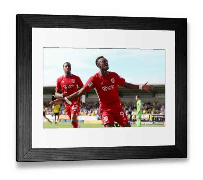 Framed Print : Last-Minute Drama: Tammy Abraham Scores Stunner as Bristol City Edge Burton Albion in Sky Bet Championship Thriller