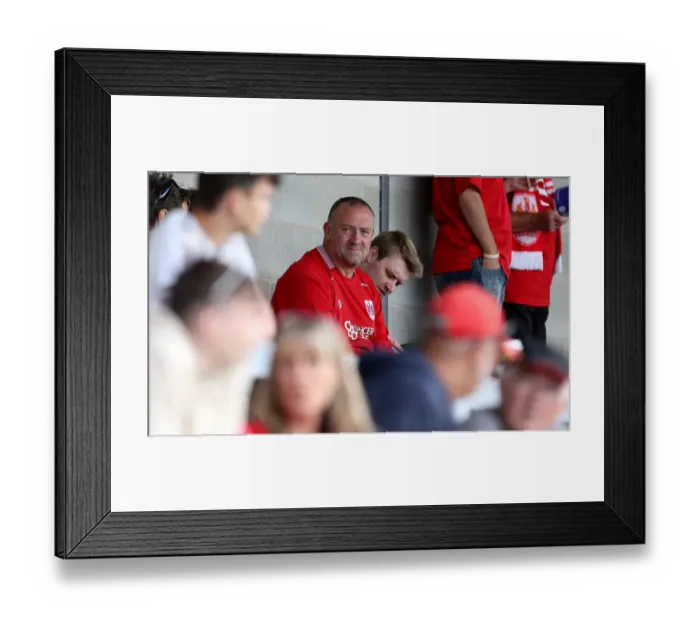 Framed Print : Bristol City Fans in Full Force at Burton Albion's Pirelli Stadium (Sky Bet Championship) Framed Print : Bristol City Fans in Full Force at Burton Albion's Pirelli Stadium (Sky Bet Championship)