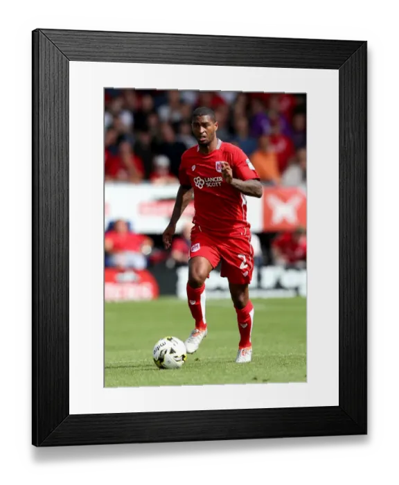Framed Print : Mark Little Charges Forward: Burton Albion vs. Bristol City Championship Clash, 2016 Framed Print : Mark Little Charges Forward: Burton Albion vs. Bristol City Championship Clash, 2016