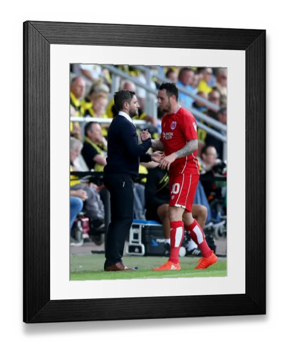 Framed Print : Johnson and Tomlin: A Moment of Sportsmanship - Burton Albion vs. Bristol City, 2016 Framed Print : Johnson and Tomlin: A Moment of Sportsmanship - Burton Albion vs. Bristol City, 2016