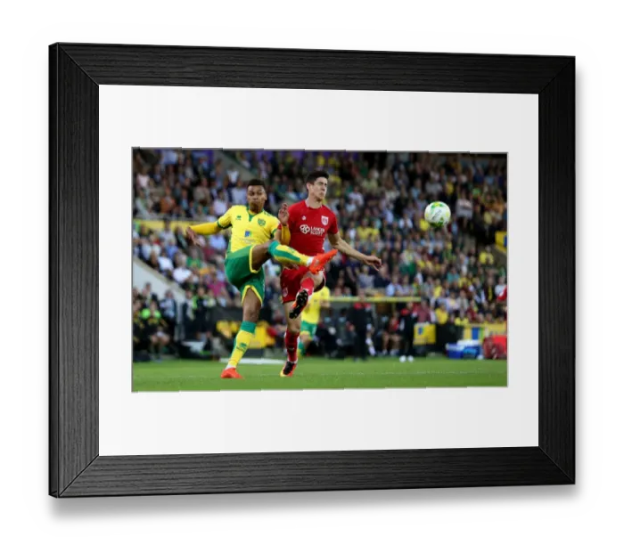 Framed Print : Clash at Carrow Road: O'Dowda vs. Murphy