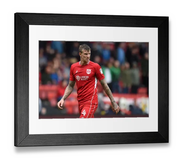 Framed Print : Aden Flint in Action: Bristol City vs. Newcastle United, Sky Bet Championship (2016) Framed Print : Aden Flint in Action: Bristol City vs. Newcastle United, Sky Bet Championship (2016)