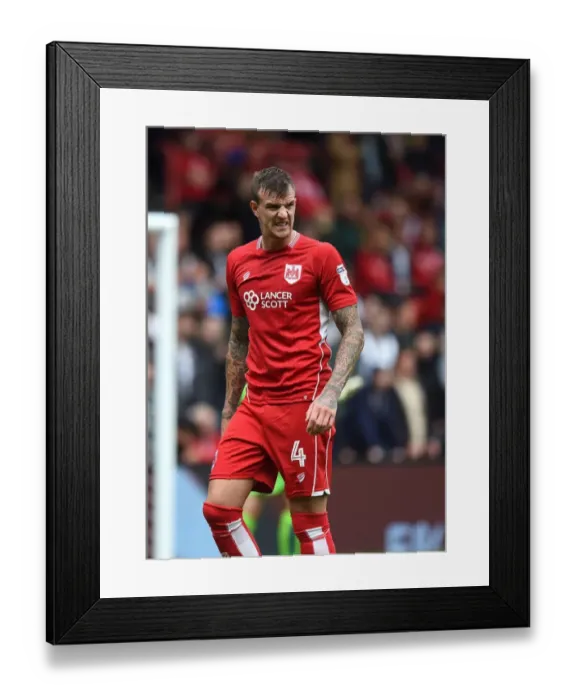 Framed Print : Aden Flint of Bristol City in Action Against Newcastle United, Sky Bet Championship 2016