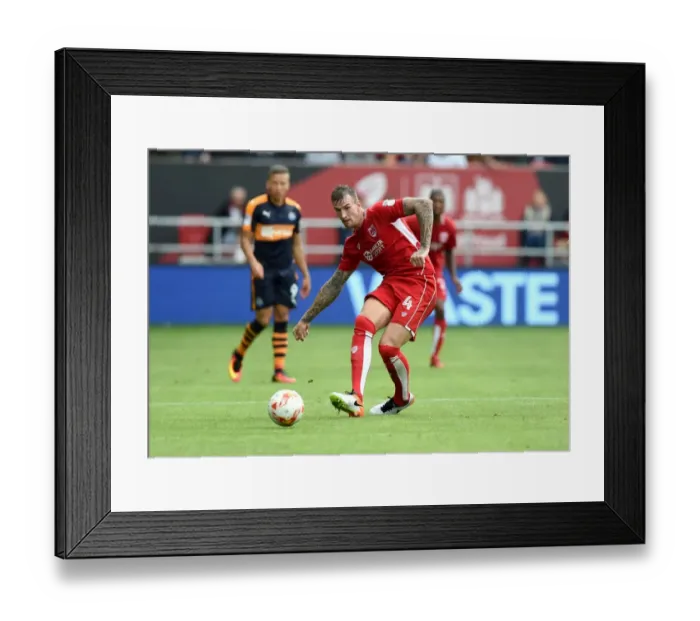 Framed Print : Aden Flint in Action: Bristol City vs. Newcastle United, Sky Bet Championship, 2016 Framed Print : Aden Flint in Action: Bristol City vs. Newcastle United, Sky Bet Championship, 2016