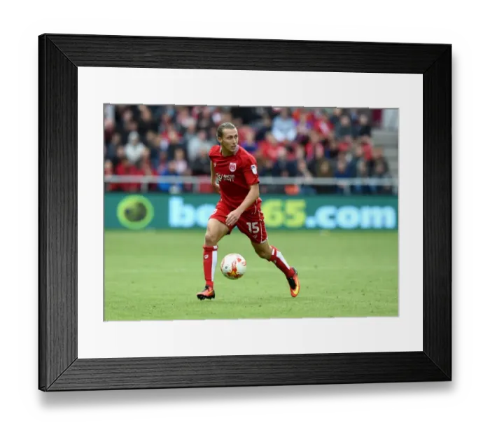 Framed Print : Luke Freeman in Action: Bristol City vs Newcastle United at Ashton Gate, 2016