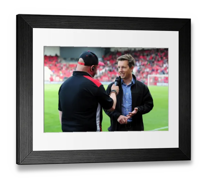 Framed Print : Half Time at Ashton Gate: Intense Moment with Bristol City Coach, Dougie Allward Framed Print : Half Time at Ashton Gate: Intense Moment with Bristol City Coach, Dougie Allward