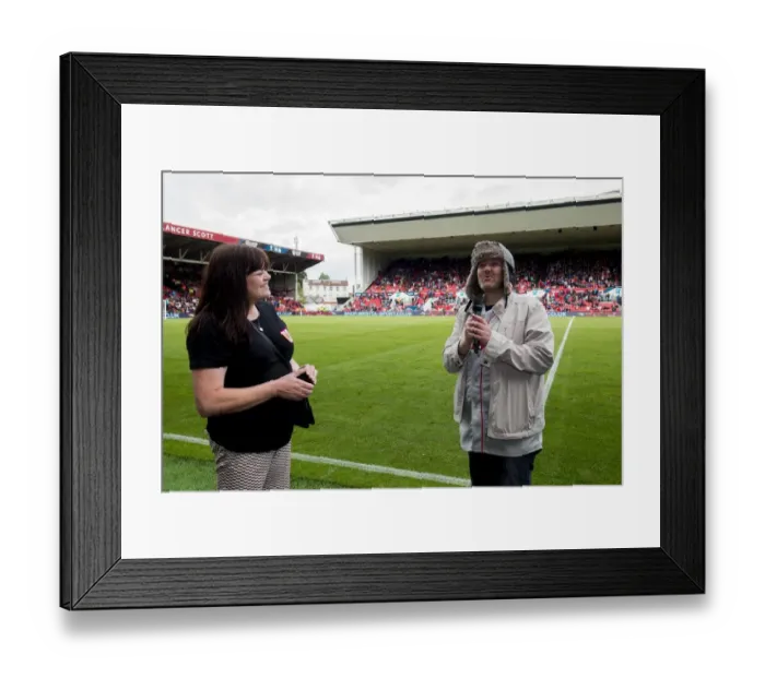 Framed Print : A Romantic Half-Time Moment: Marriage Proposal at Ashton Gate During Bristol City vs. Newcastle United Match Framed Print : A Romantic Half-Time Moment: Marriage Proposal at Ashton Gate During Bristol City vs. Newcastle United Match