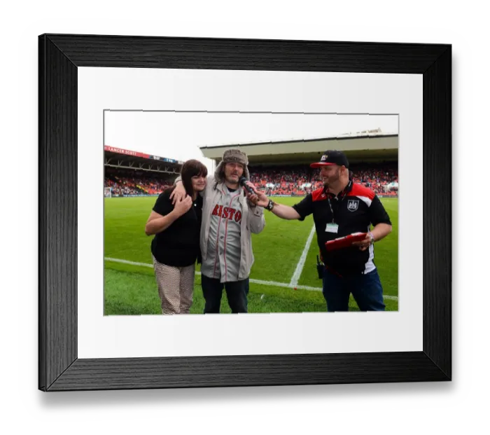 Framed Print : A Romantic Half-Time Proposal at Ashton Gate: Love in the Midst of Bristol City vs. Newcastle United Match Framed Print : A Romantic Half-Time Proposal at Ashton Gate: Love in the Midst of Bristol City vs. Newcastle United Match